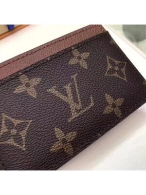 Louis Vuitton Replica Monogram Canvas Card Holder M61733 Brown