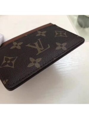 Louis Vuitton Replica Monogram Canvas Card Holder M61733 Brown