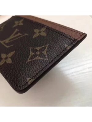 Louis Vuitton Replica Monogram Canvas Card Holder M61733 Brown