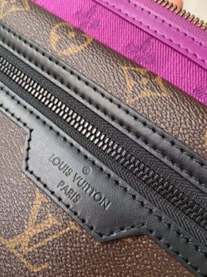 Louis Vuitton Replica Monogram Canvas Chalk Double Flat Messenger Bag M44641 Marron 2019