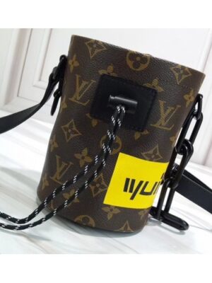 Louis Vuitton Replica Monogram Canvas Chalk Nano Bag M44632 Marron 2019