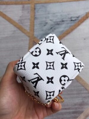 Louis Vuitton Replica Monogram Canvas Cube Coin Purse M67669 Kaki 2019