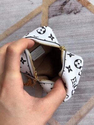 Louis Vuitton Replica Monogram Canvas Cube Coin Purse M67669 Kaki 2019