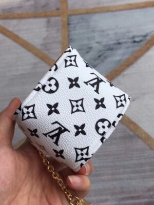 Louis Vuitton Replica Monogram Canvas Cube Coin Purse M67669 Rouge 2019