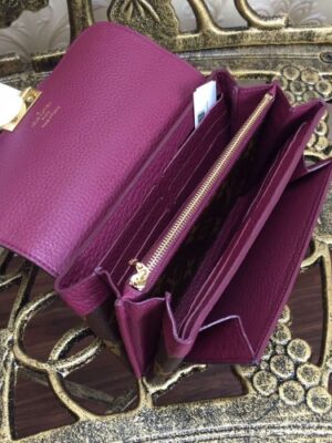 Louis Vuitton Replica Monogram Canvas Elysee Wallet M60413 Grape