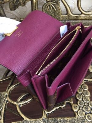 Louis Vuitton Replica Monogram Canvas Elysee Wallet M60413 Grape