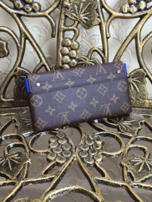 Louis Vuitton Replica Monogram Canvas Elysee Wallet M60413 blue