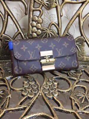 Louis Vuitton Replica Monogram Canvas Elysee Wallet M60413 blue