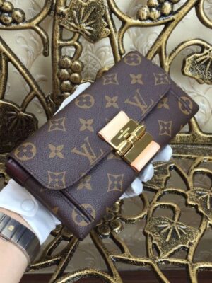 Louis Vuitton Replica Monogram Canvas Elysee Wallet M60413 chocolate