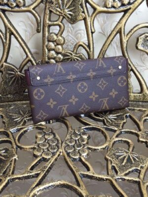 Louis Vuitton Replica Monogram Canvas Elysee Wallet M60413 chocolate