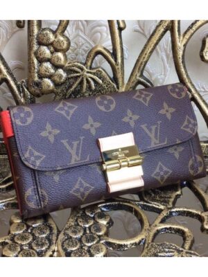 Louis Vuitton Replica Monogram Canvas Elysee Wallet M60413 red