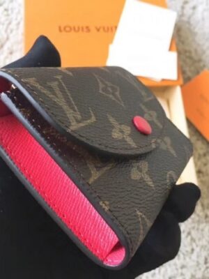 Louis Vuitton Replica Monogram Canvas Envelop Rosalie Coin Purse M62361 Hot Pink