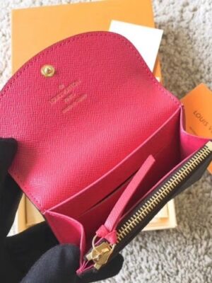 Louis Vuitton Replica Monogram Canvas Envelop Rosalie Coin Purse M62361 Hot Pink