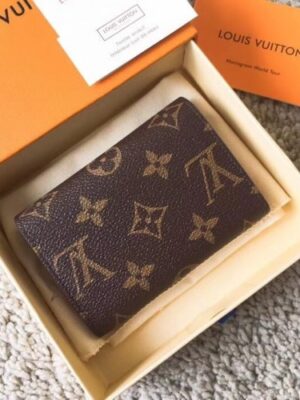 Louis Vuitton Replica Monogram Canvas Envelop Rosalie Coin Purse M62361 Pale Pink