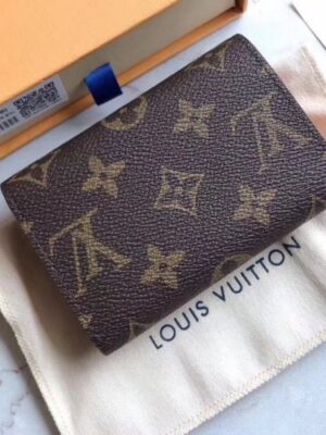 Louis Vuitton Replica Monogram Canvas Envelop Rosalie Coin Purse M62361 Pink