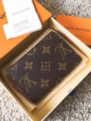 Louis Vuitton Replica Monogram Canvas Envelop Rosalie Coin Purse M62361 Red