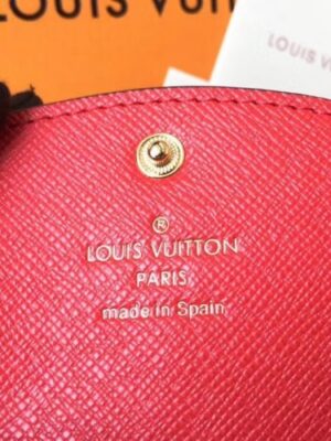 Louis Vuitton Replica Monogram Canvas Envelop Rosalie Coin Purse M62361 Red