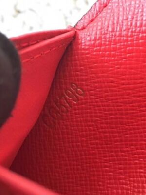 Louis Vuitton Replica Monogram Canvas Envelop Rosalie Coin Purse M62361 Red