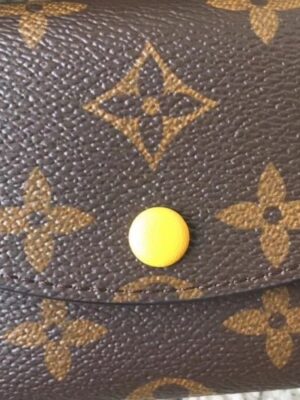 Louis Vuitton Replica Monogram Canvas Envelop Rosalie Coin Purse M62361 Yellow