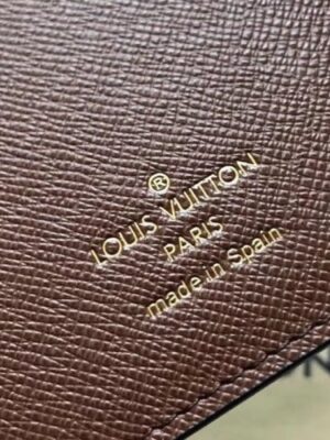 Louis Vuitton Replica Monogram Canvas Envelop Victorine Wallet M41938 Coffee