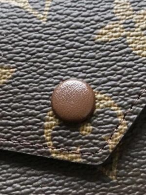 Louis Vuitton Replica Monogram Canvas Envelop Victorine Wallet M41938 Coffee