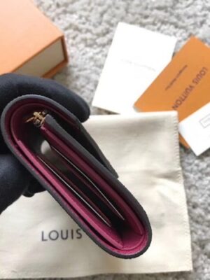 Louis Vuitton Replica Monogram Canvas Envelop Victorine Wallet M41938 Fuchsia