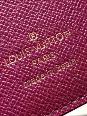 Louis Vuitton Replica Monogram Canvas Envelop Victorine Wallet M41938 Fuchsia