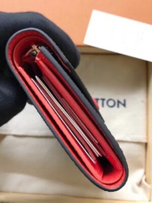 Louis Vuitton Replica Monogram Canvas Envelop Victorine Wallet M41938 Red