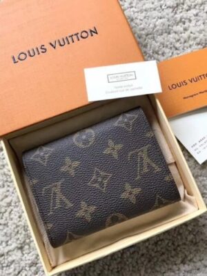 Louis Vuitton Replica Monogram Canvas Envelop Victorine Wallet M41938 Red