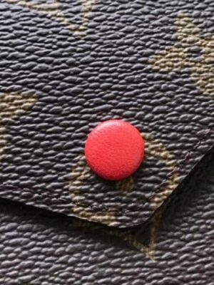 Louis Vuitton Replica Monogram Canvas Envelop Victorine Wallet M41938 Red