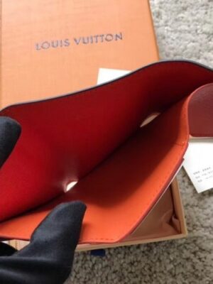 Louis Vuitton Replica Monogram Canvas Envelop Victorine Wallet M41938 Red