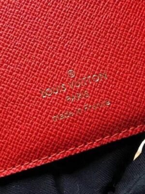 Louis Vuitton Replica Monogram Canvas Envelop Victorine Wallet M41938 Red