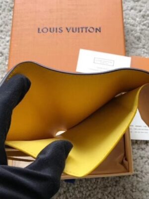 Louis Vuitton Replica Monogram Canvas Envelop Victorine Wallet M41938 Yellow