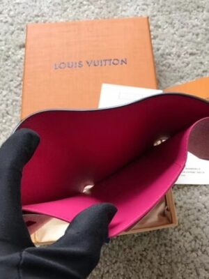 Louis Vuitton Replica Monogram Canvas Envelop Victorine Wallet M62360 Hot Pink