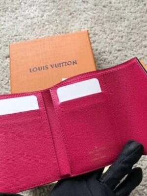 Louis Vuitton Replica Monogram Canvas Envelop Victorine Wallet M62360 Hot Pink