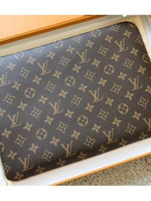 Louis Vuitton Replica Monogram Canvas Etui Voyage GM Bag M43442 Brown 2018