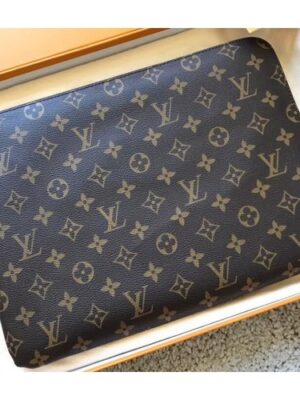 Louis Vuitton Replica Monogram Canvas Etui Voyage GM Bag M43443 Fuchsia 2018