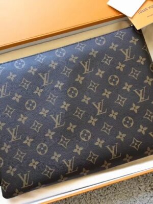 Louis Vuitton Replica Monogram Canvas Etui Voyage GM Bag M43443 Fuchsia 2018