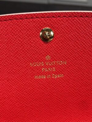 Louis Vuitton Replica Monogram Canvas Flower Stud Trim Emilie Wallet M64202 03 2017