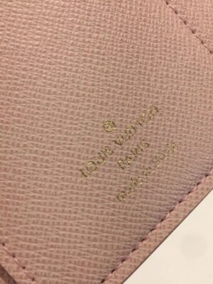 Louis Vuitton Replica Monogram Canvas Flower Stud Trim Victorine Wallet M41937 05 2017