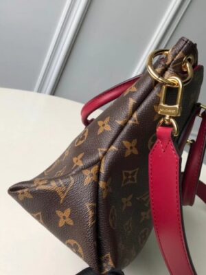 Louis Vuitton Replica Monogram Canvas Flower Zipped Tote BB Bag M44350 Lie de Vin 2019