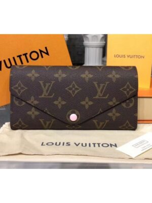 Louis Vuitton Replica Monogram Canvas Josephine Wallet Rose Ballerine M41739