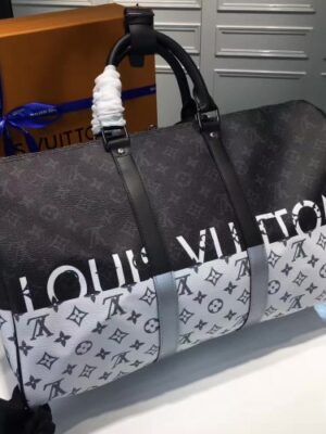 Louis Vuitton Replica Monogram Canvas Keepall Bandouliere 45 M41418 2017