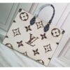 Louis Vuitton Replica Monogram Canvas Leopard Print Onthego Tote Bag M44674 Black/White 2019