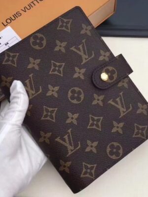 Louis Vuitton Replica Monogram Canvas Medium Ring Agenda Cover R20105