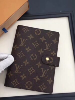 Louis Vuitton Replica Monogram Canvas Medium Ring Agenda Cover R20105