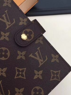 Louis Vuitton Replica Monogram Canvas Medium Ring Agenda Cover R20105