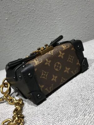 Louis Vuitton Replica Monogram Canvas Mini Malle Chain Bag 2018