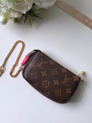 Louis Vuitton Replica Monogram Canvas Mini Pochette Accessoires Bag Bears Print M67769