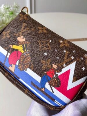 Louis Vuitton Replica Monogram Canvas Mini Pochette Accessoires Bag Bears Print M67769